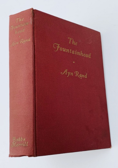 The Fountainhead by AYN RAND (1943) Early Printing