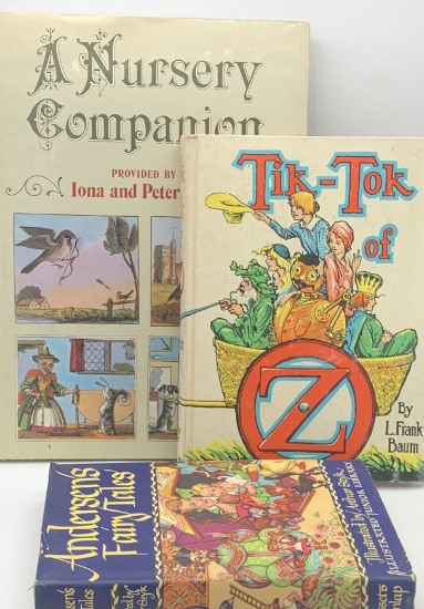 COLLECTION of Vintage CHILDREN'S BOOKS - Tik-Tok of OZ - Andersen's Fairy Tales