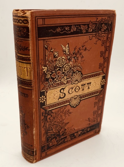 The Poetical Works of Sir Walter Scott (c.1880) with Decorative Binding