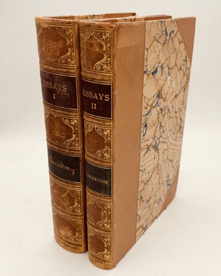 Essays, First Series of the Works of RALPH WALDO EMERSON (1883) TWO VOLUMES