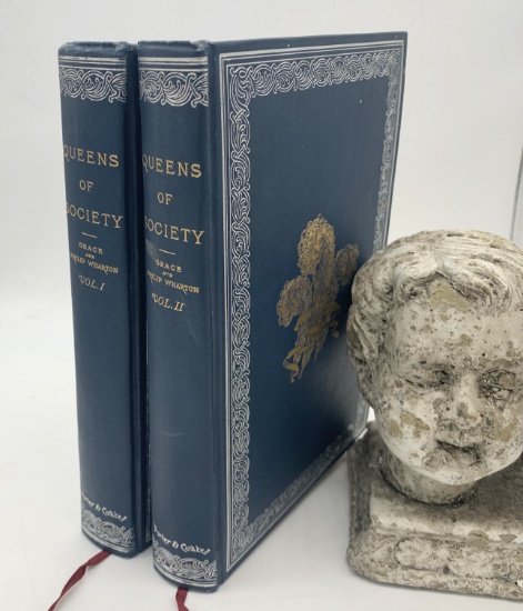 The QUEENS OF SOCIETY by Grace and Philip Wharton (1890) TWO VOLUMES