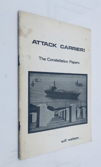 Attack Carrier: The Constellation Papers (1971) VIETNAM WAR Protest Pamphlet