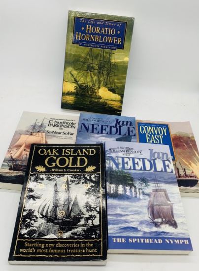 COLLECTION of Biographical Historical Fiction Books - HORATIO HORNBLOWER & MORE