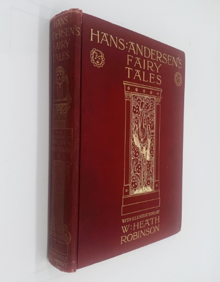 RARE Hans Andersen's Fairy Tales by Hans Christian Andersen (1913) with 16 Color Illustrations