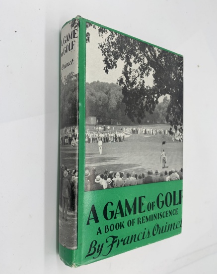 RARE A Game of GOLF a Book of Reminiscence (1963) by Francis Ouimet