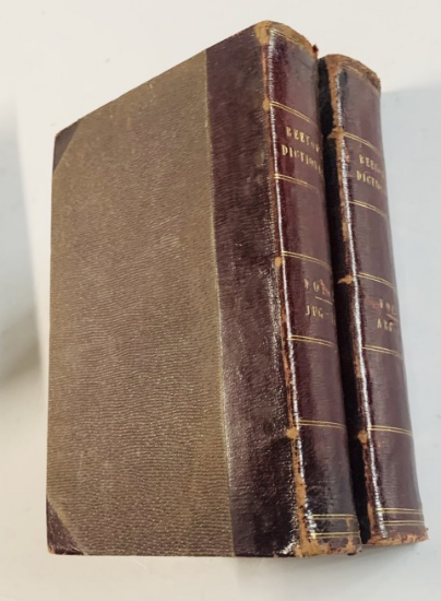 RARE Beeton's Dictionary of Universal Information (1859) Two Volumes with MAPS