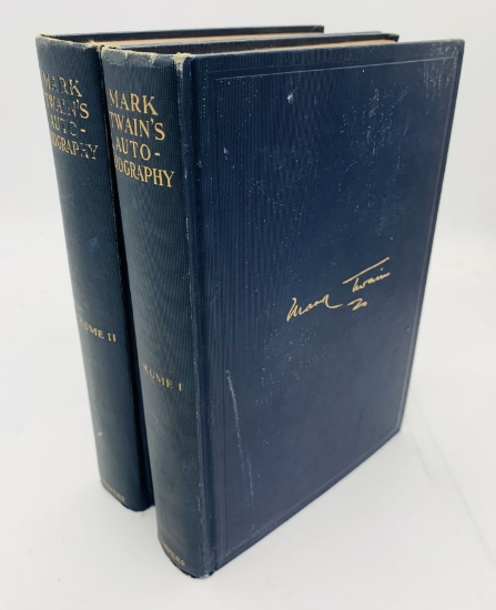 Mark Twain's Autobiography by MARK TWAIN (1924) Two Volumes