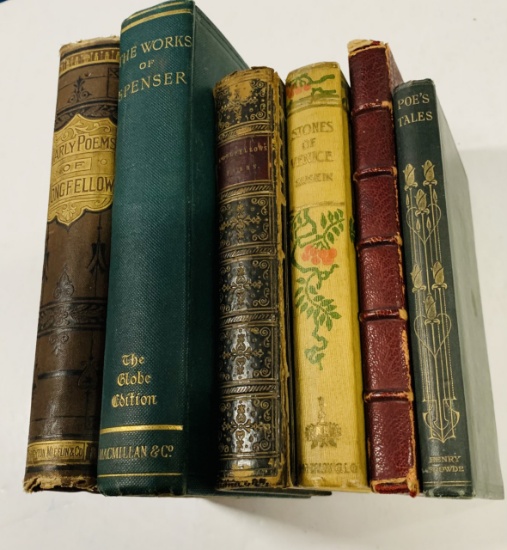 COLLECTION of Antiquarian DECORATIVE BOOKS