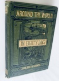 RARE Around the World in Eighty Days by JULES VERNE (1876)
