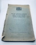 BRITISH MERCHANT VESSELS Lost or Damaged by Enemy Action During WW2 - Official Document (1947)