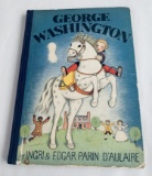 GEORGE WASHINGTON by Ingri & Edgar D'AULAIRE (1936) with Color Lithographs