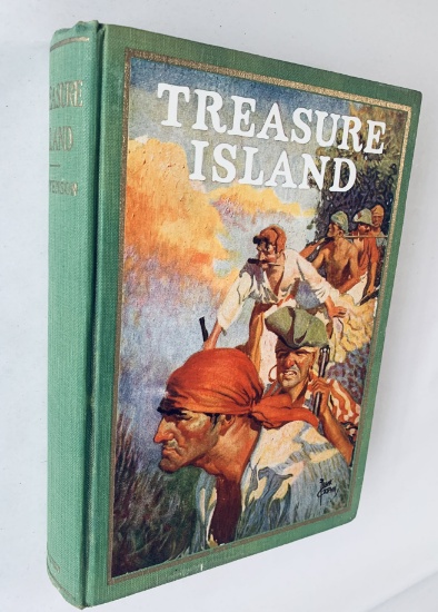 TREASURE ISLAND by Robert Louis Stevenson (1930) Illustrated