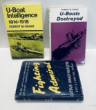 COLLECTION of Books on UBOATS - Intelligence - Fighting Admiral