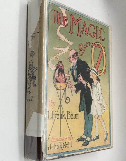 The MAGIC OF OZ by Frank L. Baum (c.1930) with DUST JACKET
