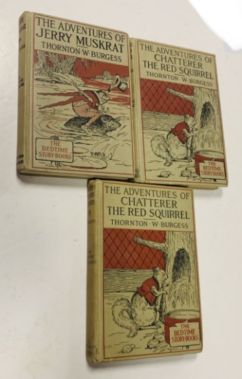 COLLECTION of Thornton Burgess Bedtime Story Books (c.1910-1930)