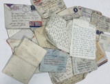 LARGE PILE of WW2 LETTERS to Soldier