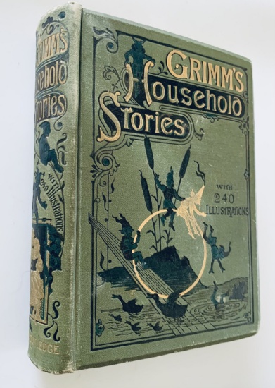 RARE Household Stories from the Collection of the BROTHERS GRIMM (c.1890)
