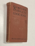 RUMFORD Complete COOK BOOK (c.1920) filled with Hand Written Recipes