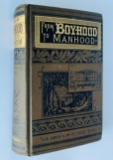 SIGNED From Boyhood to Manhood (1890) The Life of BENJAMIN FRANKLIN