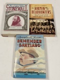 MILITARY BOOKS - Stonewall Jackson - AIRMEN and the Headhunters - Remember Santiago with T.R.