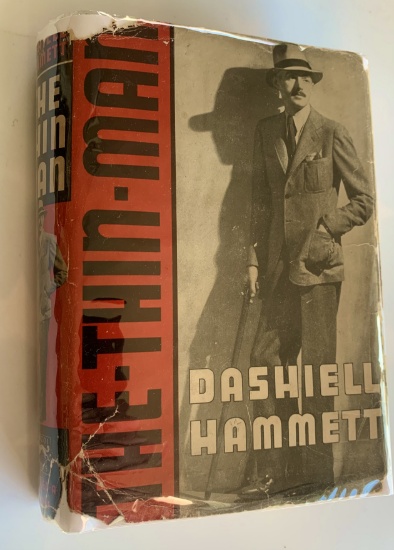 RARE THE THIN MAN by Dashiell Hammett (1934) with Dust Jacket