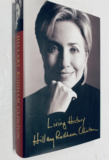 SIGNED Living History by HILLARY RODHAM CLINTON