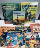 COLLECTION of Vintage Children's Books - Walt Disney - Golden Books - Uncle Wiggly
