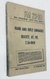 HAND AND RIFLE GRENADES (1944) WW2 Era War Department Manual