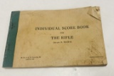 Military Individual Score Book for THE RIFLE (1926)