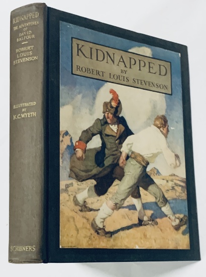 KIDNAPPED by Robert Louis Stevenson (c.1940) Illustrated by N.C. Wyeth