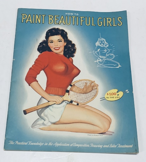 How to PAINT BEAUTIFUL GIRLS (c.1950) PIN-UPS