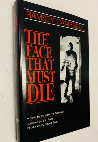 SIGNED The Face That Must Die by Ramsey Campbell (1983) SPECIAL EDITION