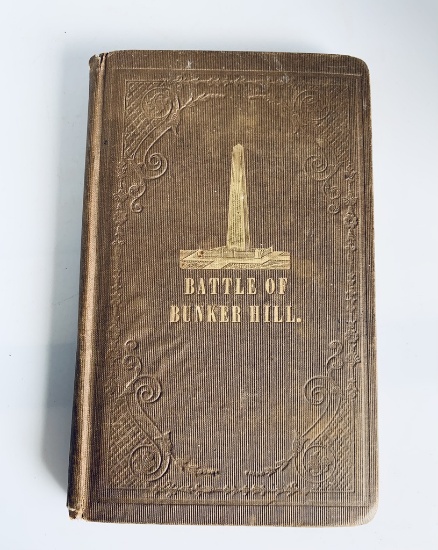 RARE Sketches of BUNKER HILL Battle and Monument (1844) AMERICAN REVOLUTION