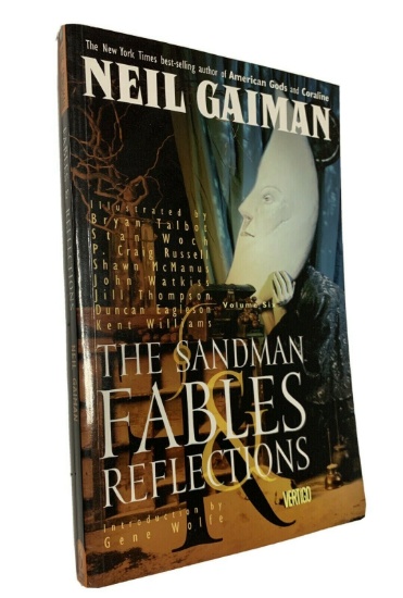 SANDMAN FABLES REFLECTIONS - Bryan Talbot Signed and Sketched - Neil Gaiman