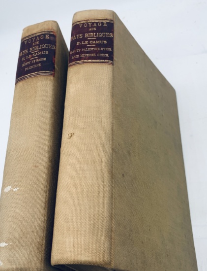 Notre Voyage aux pays Bibliques (1890) EGYPT and PALESTINE Two Volumes