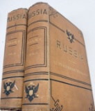 RUSSIA by D. Mackenzie Wallace (1877) Two Volume Set