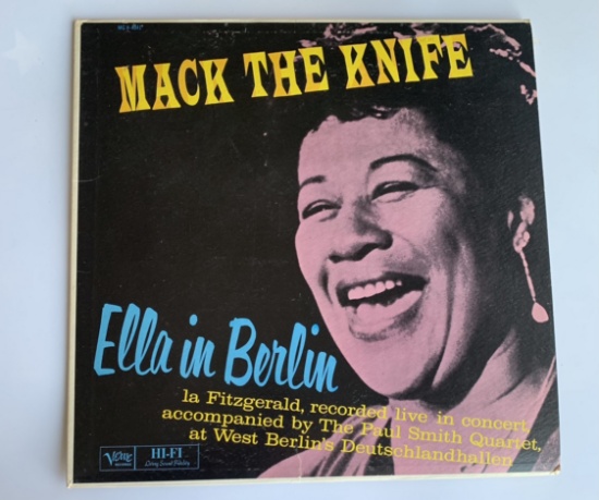 MACK THE KNIFE by Ella Fitzgerald LP RECORD