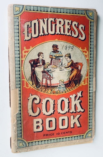 RARE Congress COOK BOOK (1899)