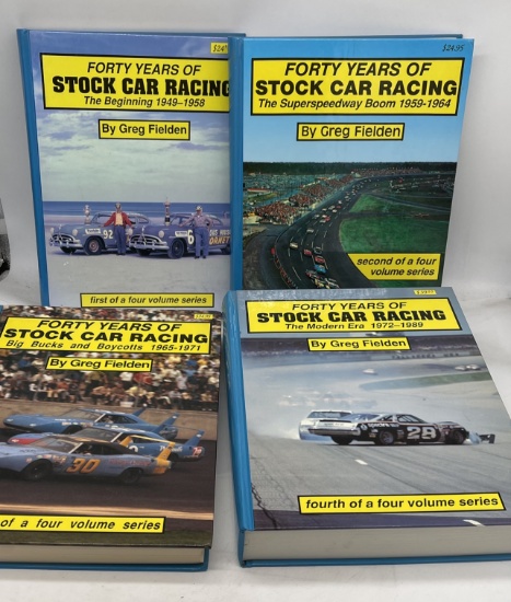 Forty Years of STOCK CAR RACING 1959-1989 Four Volume Set - ALSO Additional High Speed Book NASCAR