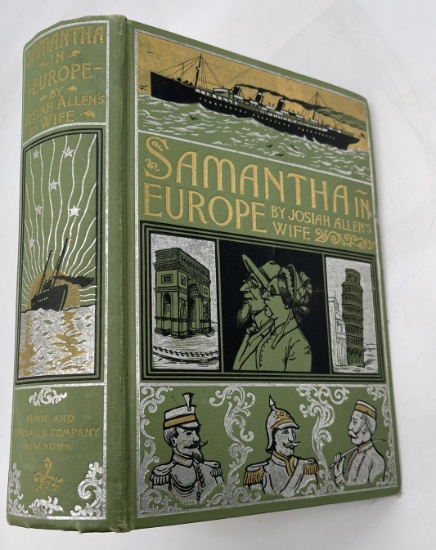 SAMANTHA IN EUROPE (c.1900) by Josiah Allen's Wife