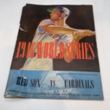 1946 WORLD SERIES PROGRAM - RED SOX vs. CARDINALS