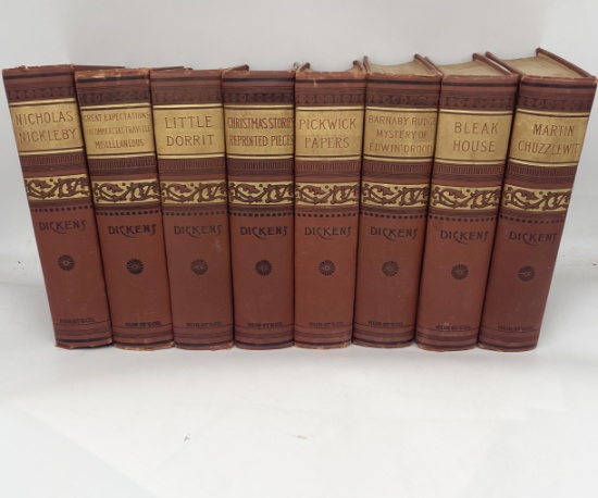 ANTIQUE Charles Dickens Book Collection