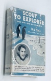 RARE HISTORIC Scout to Explorer Back with Byrd in the Antarctic (1936) SIGNED ILLUSTRATED