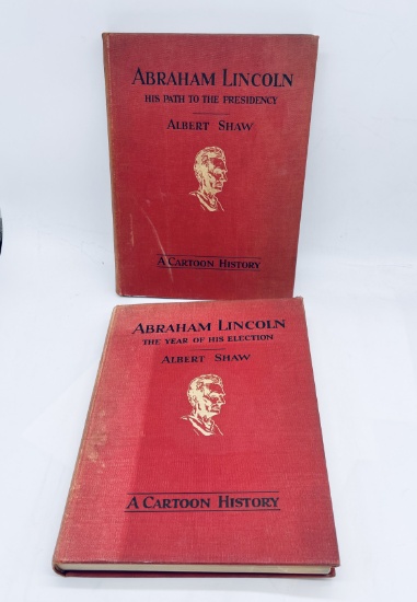 ABRAHAM LINCOLN: A Cartoon History (1929) Two Volume Set