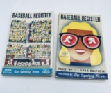 TWO BASEBALL DIGEST Registers 1954 and 1956