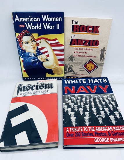 COLLECTION of Books on WORLD WAR 2 - Nazism Fascism - Navy - Women in WW2 - War in Italy