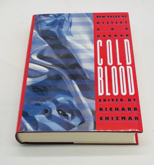 LIMITED SIGNED Cold Blood: New Tales of Mystery and Horror (1991) SIGNED BY 21 AUTHORS
