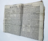 1805 Boston Newspaper - General Jean Victor Marie Moreau