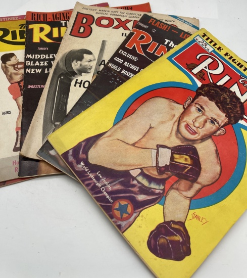 BOXING MAGAZINE LOT - ALI - LISTON - FOREMAN