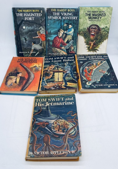 Collection of HARDY BOYS and TOM SWIFT Juvenile Books